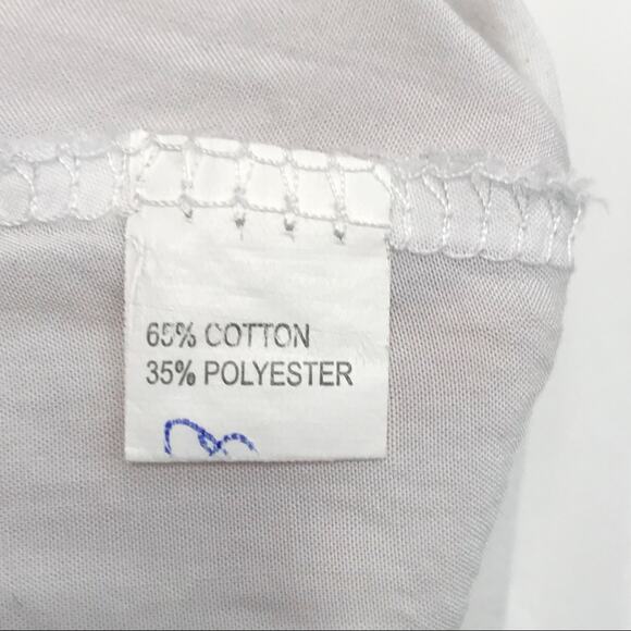 Boutique Small S Floral Applique Flowy Mesh Yoke Sleeveless Top White Keyhole - Picture 7 of 8